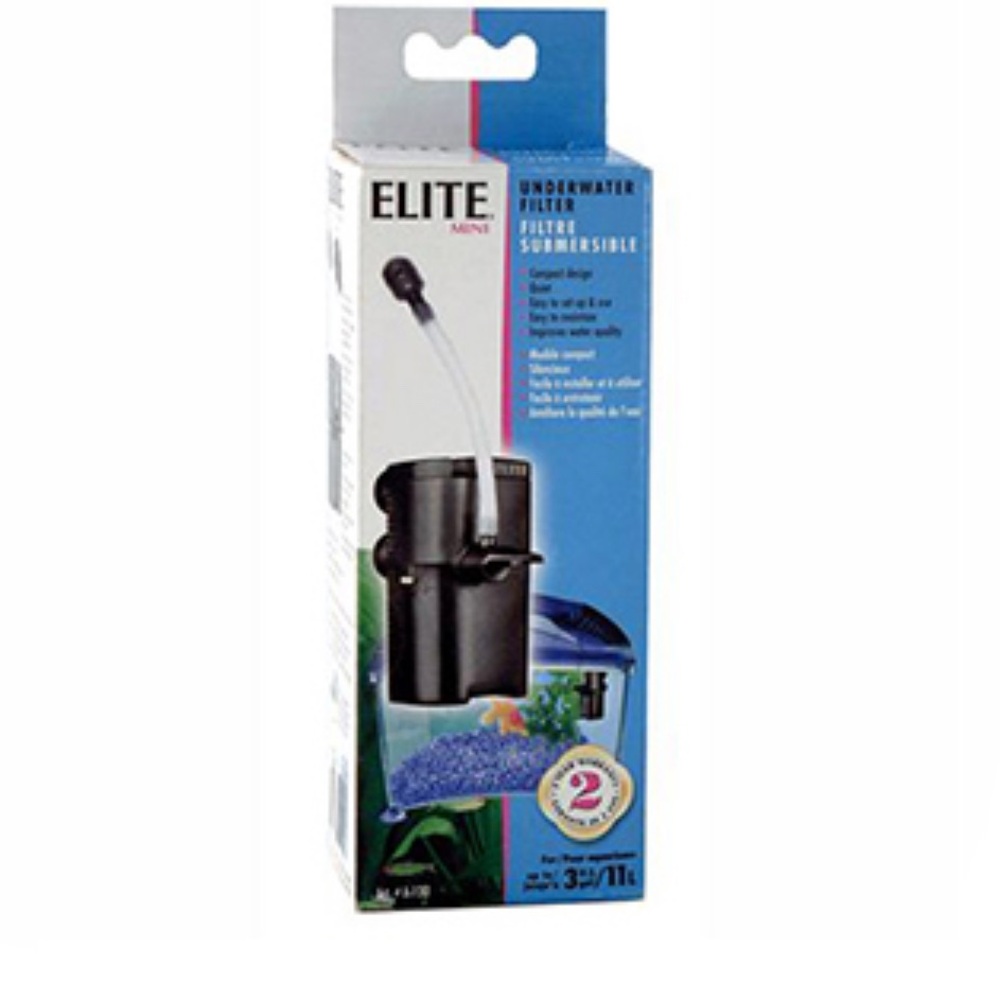 Elite Underwater Mini Filter - 3 Gallon Tank